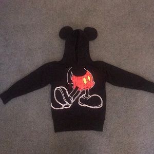 Disney Mickey Mouse Sweatshirt with ears on hood